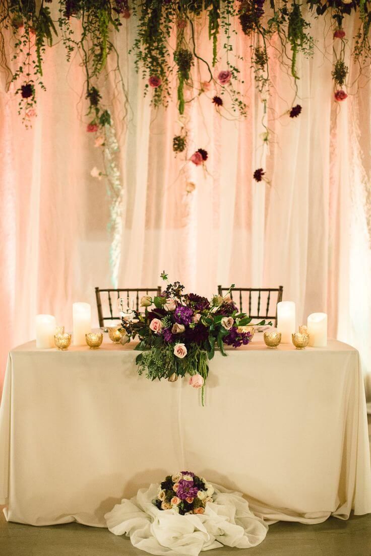 Regras para decorar uma mesa de casamento.