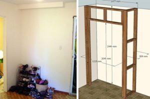 Built-in wardrobe yourself