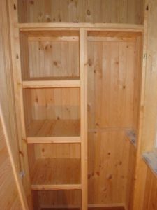 Small built-in wardrobe