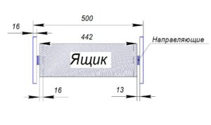  Selection and calculation of guides for drawers.