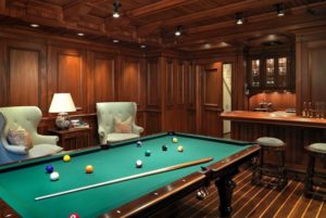 billiard room