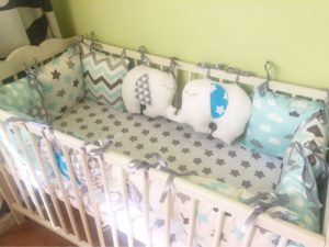 bumpers for a newborn's crib