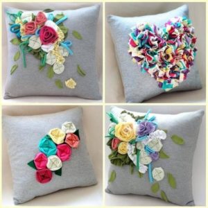 DIY sofa pillows