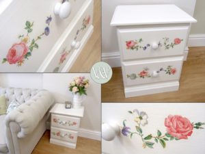 decoupage cabinet