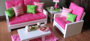 Sofa DIY dla lalek