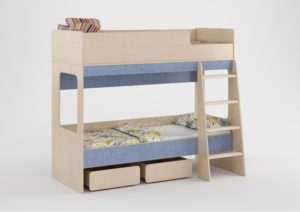 dubbel kinderbed