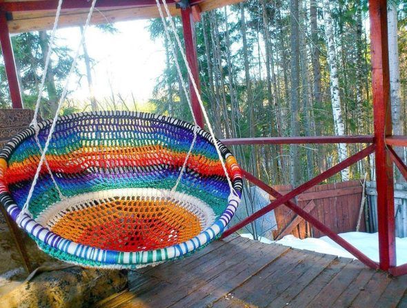 DIY hammock swing