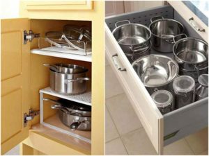 Pot storage options