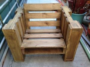 Sedia in pallet