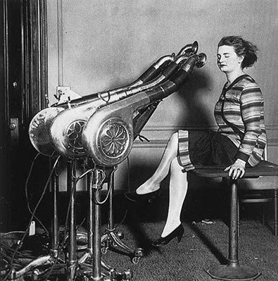 vintage hairdryer