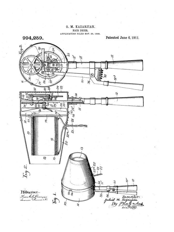 hand dryer patent