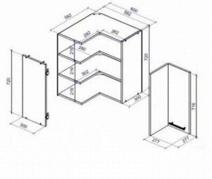 montaż szafek narożnych