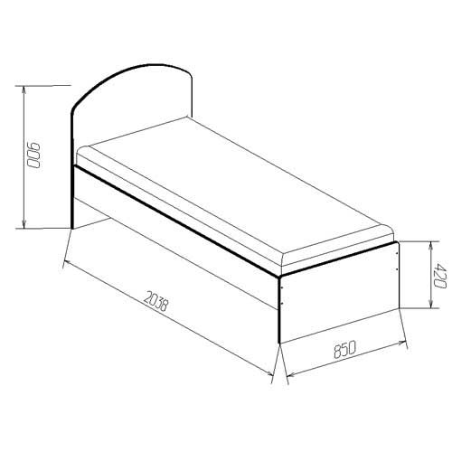 dimensiones de la cama individual