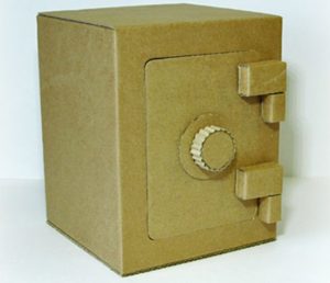 cardboard safe