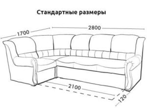 dimensiuni standard