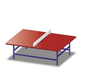 Mesa de tenis de bricolaje