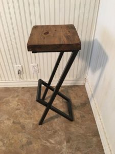 DIY metal chair