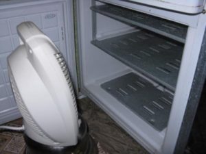 escalfador de ventilador per descongelar