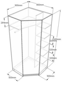 Assembling a corner cabinet