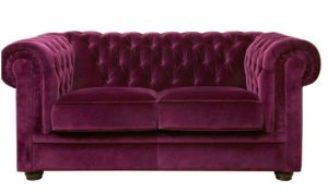 velour sofa