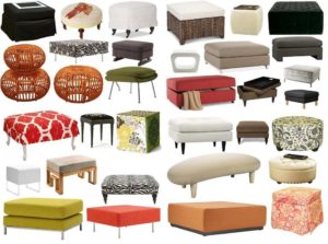 types of poufs