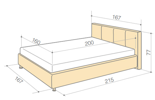 height with mattress