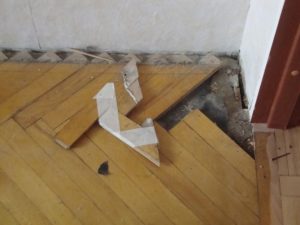 Smantellamento parquet