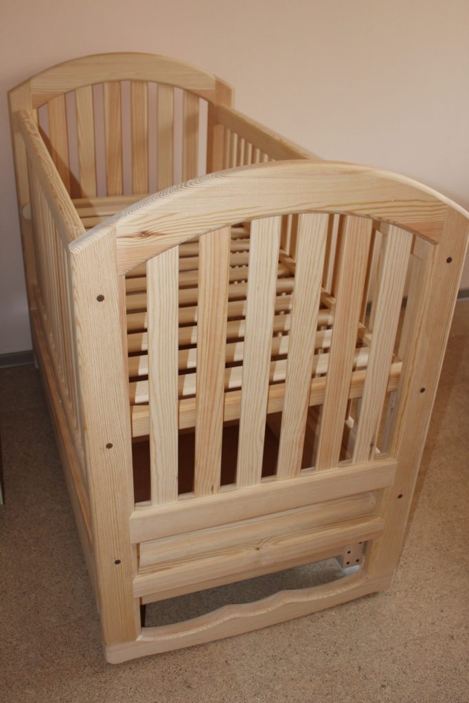 Do-it-yourself finished crib.