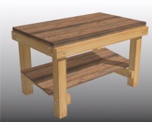 Wood table