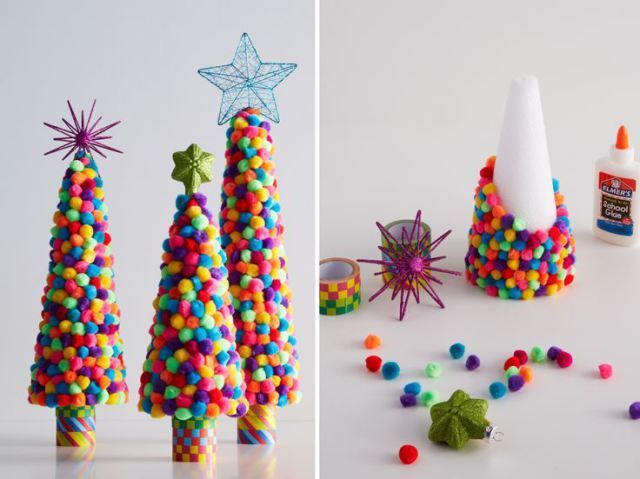 Cómo decorar un árbol de Navidad de espuma