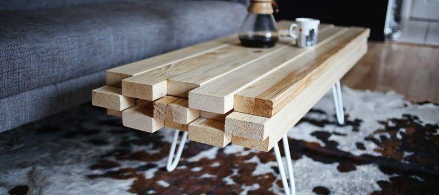 DIY coffee table