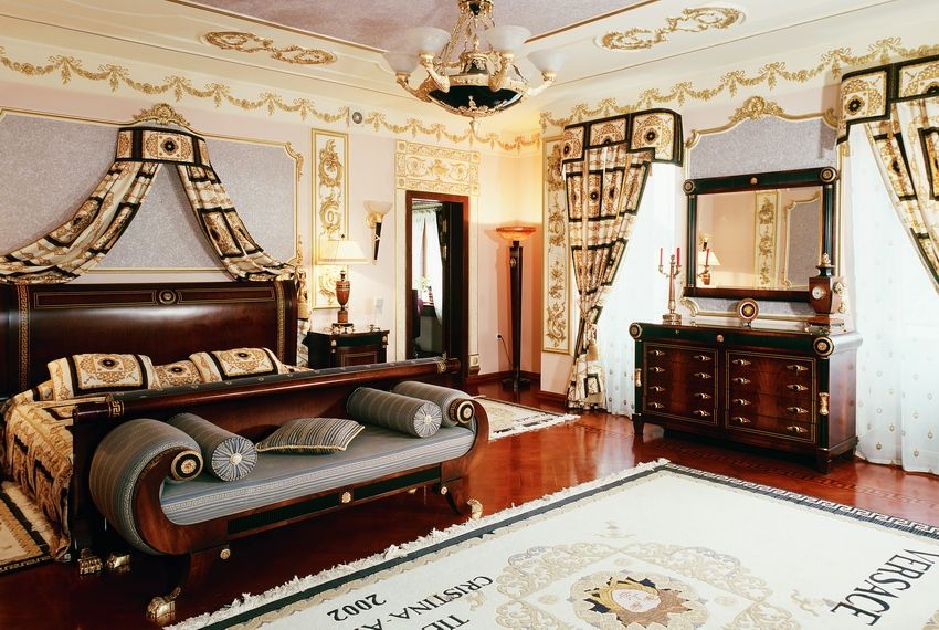 Empire style bedroom furniture.