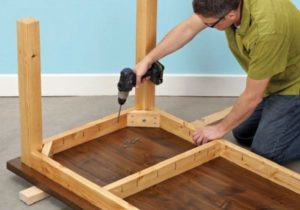 DIY dining table