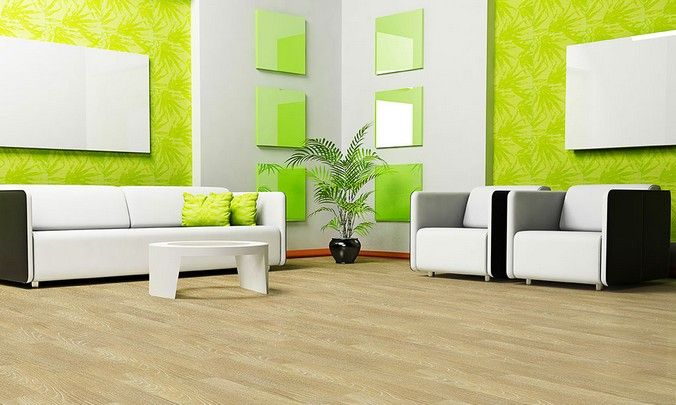 Giấy dán tường dưới ánh sáng laminate