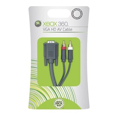 Connecting an Xbox using VGA