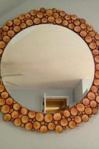 DIY mirror frame