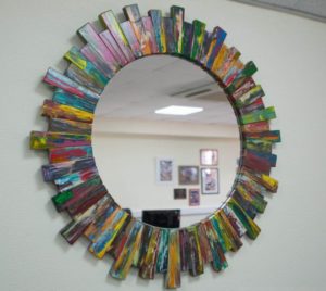 DIY mirror frame