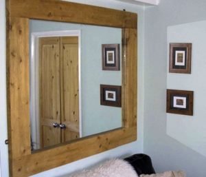 DIY mirror frame