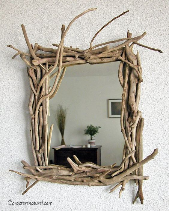 DIY mirror frame