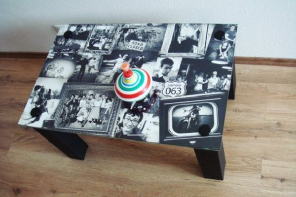 DIY coffee table restoration