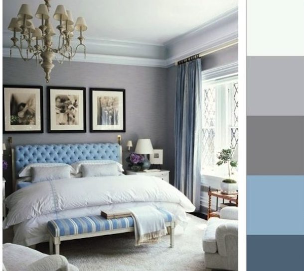 A combination of gray and blue.