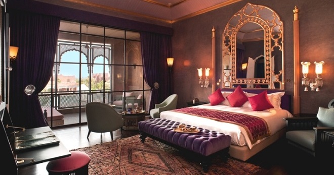 Bedroom in oriental style