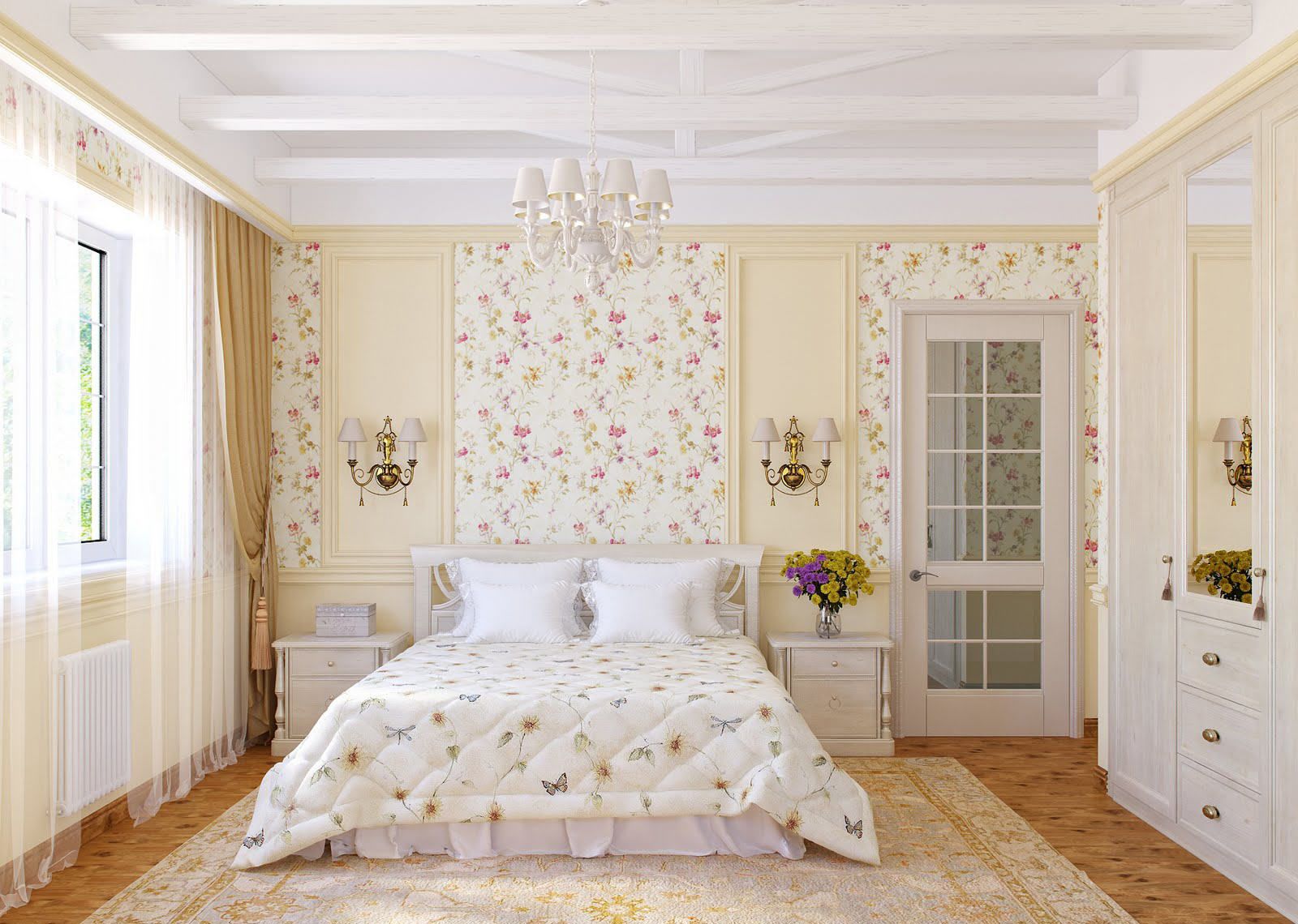 Schlafzimmer Provence.