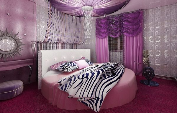 Chambre aux tons lilas