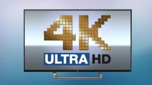 Televisão 4K.