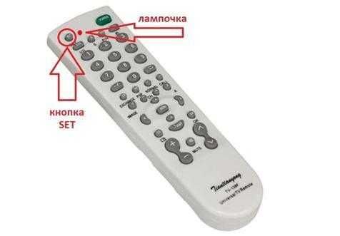 Hold down a button on the remote control.