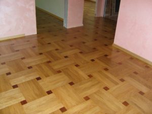 Col·locació de parquet de vímet