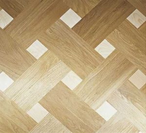 Colocação de parquet de vime