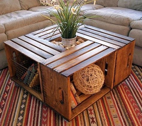 DIY coffee table.