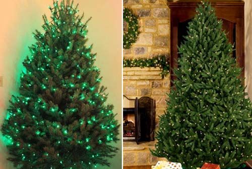 How to decorate a Christmas tree with a garland